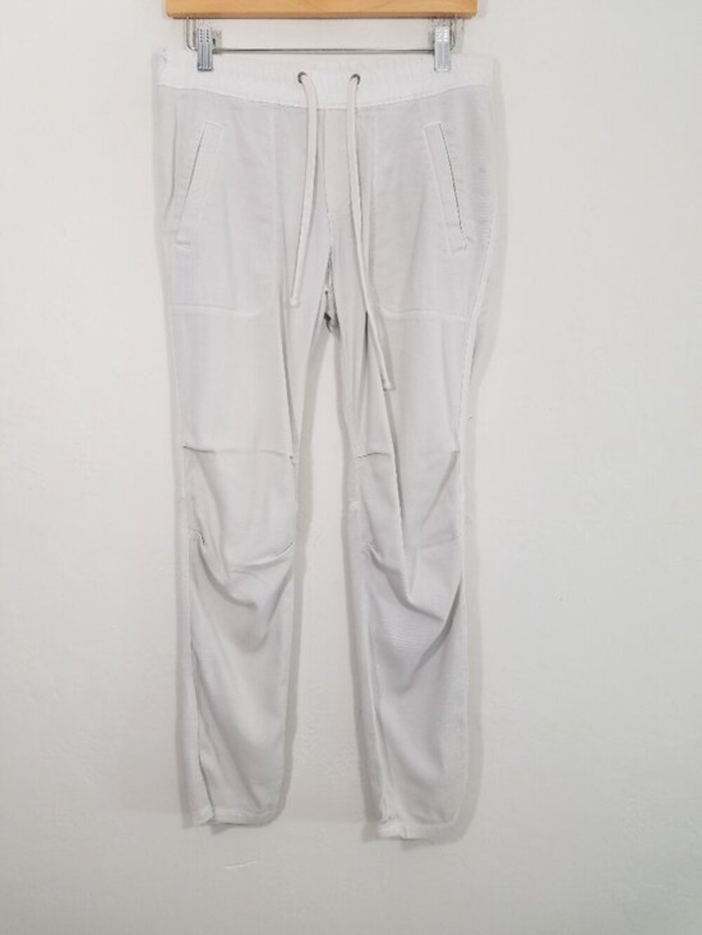 James Perse Cotton Blend Pull-On Pants Drawstring Waist Utility Size 1